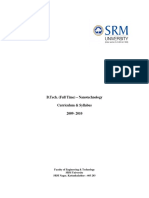 Btech-Nano Curriculum&Syllabus 2009-2010 PDF