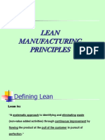 Lean Manufacturing Principles