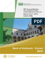 Book of Abstracts - Extract: 86 Annual Meeting March 23-27, 2015