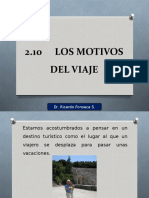 2.10 Los Motivos de Viaje