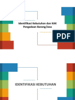 Identifikasi Kebutuhan Dan Kak Pengadaan Barangjasa 53