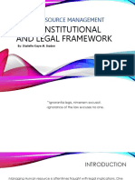 The Constitutional Legal Framework