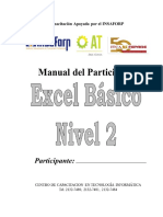 Manual de Excel 2016 Básico II PNFC 2019 1