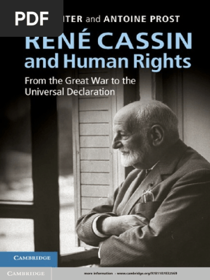 Jay Winter Antoine Prost Rene Cassin And Human Pdf Human Rights Biography