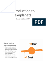 Introduction To Exoplanets: How To Find Them?????
