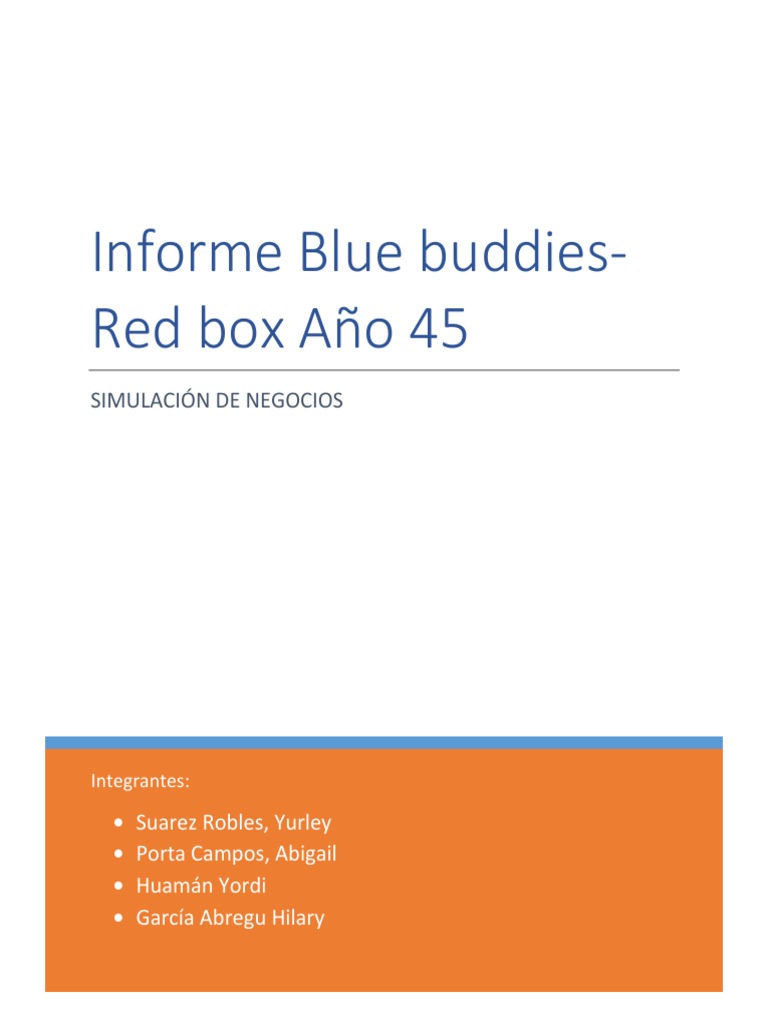 Informe Blue Buddies: Estrategias 2023 | PDF | Mercado (economía ...