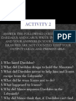 Daedalus and Icarus Activity