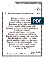 Poema Africanidades