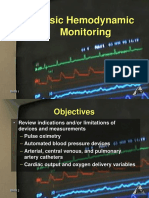 Basic Hemodynamic Monitoring: BHM 1 BHM 1
