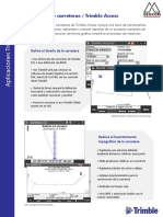 Módulo de Carreteras / Trimble Access: Defina El Diseño de La Carretera