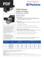 Perkins 2306 Genset Spec Sheet