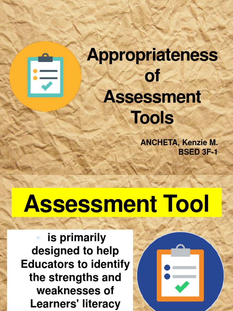 Assessment Tools for Literacy and Numeracy | PDF | Career & Growth