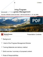 Engineering Training Module 7 Progress Management Overview