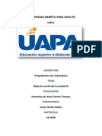 Informe Propedeutico de Matematica