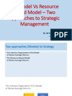 Two Approaches To Strategy