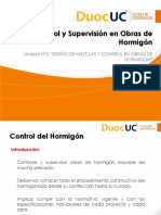 Control y Supervision en Obras de Hormigon