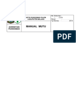 Manual Mutu PKM Pujon Terbaru