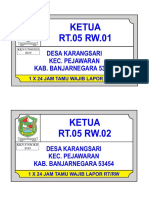 RW 1 RT 5 Dan RW 2 RT 5 PDF