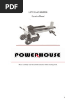 Download Powerhouse Log Spliiter Manual by JohnWall SN41468603 doc pdf