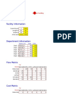 Layout Data: Facility Information