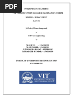 Swe2019-Design Patterns Fly Weight Pattern in Online Examination System Review - Iii Document Slot-A1