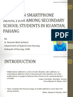 Smartphone Addiction Among Malaysian Secondary Students