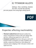 Machining Titanium Alloys