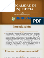 La Legalidad de La Injusticia