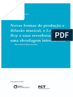 Novas formas de produção e difusão musical, o Lo-fi Hip Hop e suas reverberações