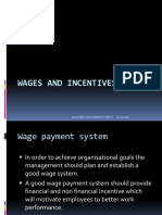 Wages and Incentives