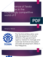 LSPU Seminar On Tesda Certificates