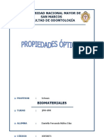 Propiedades ópticas-Odontología-Daniella Núñez