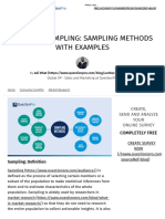 Types of Sampling: Sampling Methods With Examples: Global VP - Sales and Marketing at Questionpro
