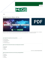 World Current Affairs MCQS: Search