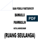 Pengawasan Pemilu Partisipatif