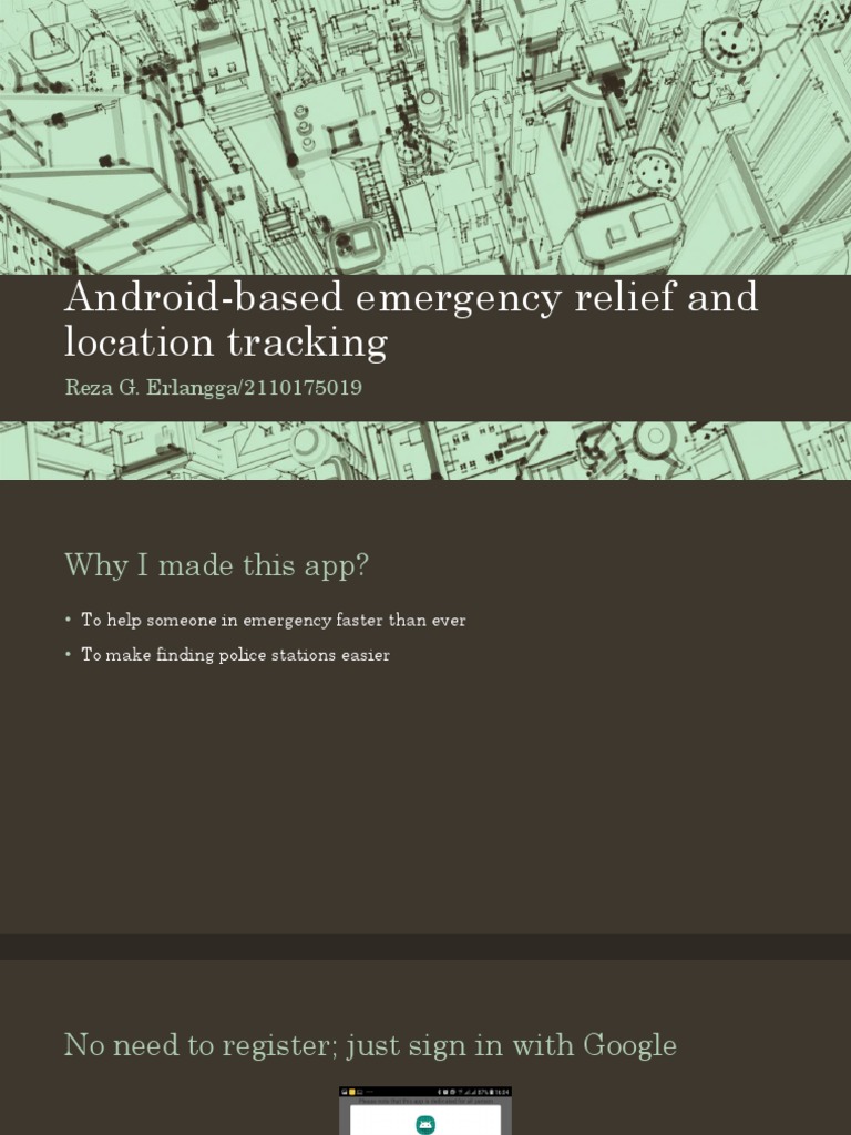 Emergency Tracking App Overview | PDF | Technology & Engineering