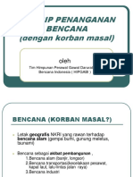 Prinsip Penanganan Bencana Eko