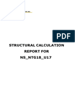 1.0 Structural Calculation Report - NS-NTG18-U17