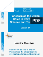 Pancasila As The Ethical Basic in Developing Science and Technology