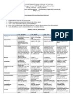 Inquiries, Investigation, and Immersion - Performance Quarterly Assessment 4 Quarter