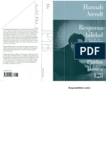 Arendt Hannah - Responsabilidad & Juicio (Paidos Ed.) (DS) PDF