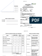 Report On Attendance: Deped Form 138