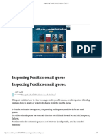 Inspecting Postfix Email Queue