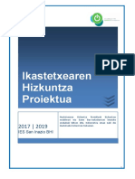 San Inazio BHI - Hizkuntza Proiektua 2017-2019