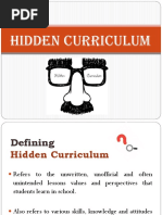 Hidden Curriculum