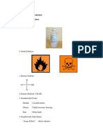 MSDS penentuan Kerapatan