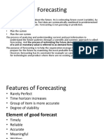 Forecasting: of A Unit or Monetary Value Is Referred To As Demand Forecasting