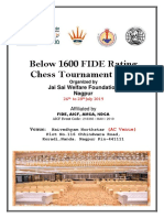 Below 1600 FIDE Rating Chess Tournament 2019 20 PDF
