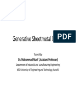 1-Generative Sheetmetal Design