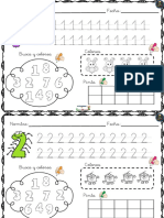 Fichas para Trabajar Los Numeros de Forma Divertida 1 5 PDF